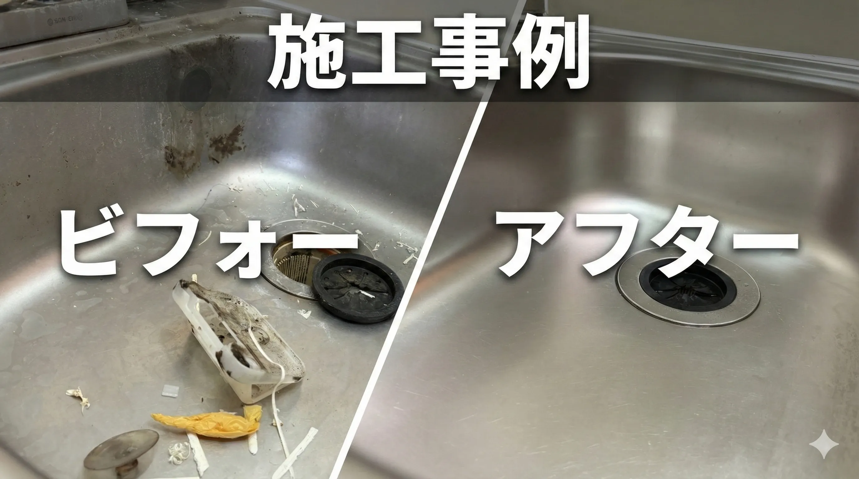 大阪市城東区で賃貸空室クリーニング｜1Kマンションのシンクを磨き仕上げで空室対策！