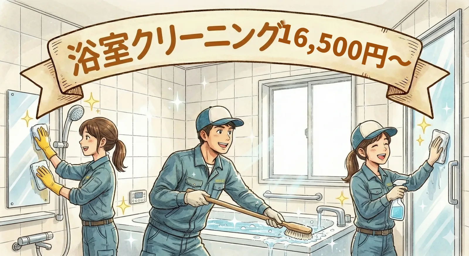 浴室クリーニング 16,500円〜｜大阪市城東区 株式会社リボーン